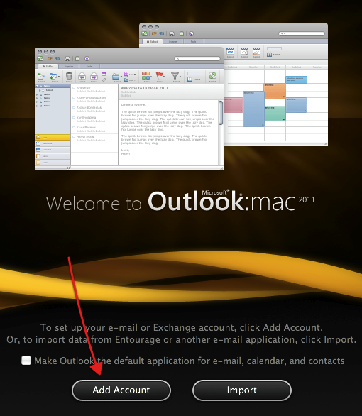 key for outlook 2011 mac